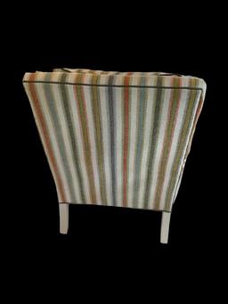 Upholstered Chair--C. R. Laine--Brass Casters on