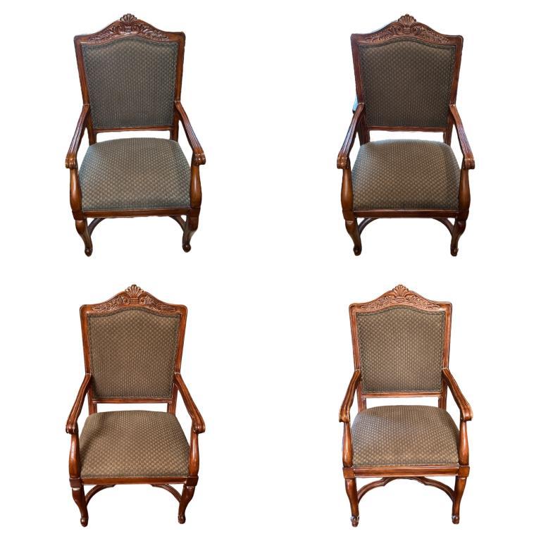 (4) Dining Arm Chairs (Matches Lot #38)