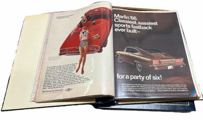 Large Assortment of Vintage Car Ads