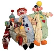 (3) Clown Dolls
