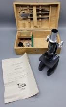 Vintage Tasco Deluxe Microscope No. 750 (1960s)