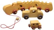 (3) Vintage Wooden Toys: The Montgomery