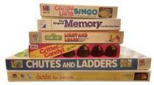 (6) Vintage Children’s Board Games in Original