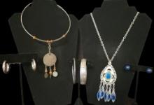 Assorted Vintage Costume Jewelry:(2) Necklaces,