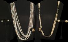 Assorted Vintage Costume Jewelry: (2) Necklaces,