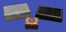 (3) Vintage Jewelry Boxes, Including Signed S