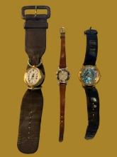 (3) Ladies Wrist Watches:  (1) Sheffield Swiss