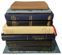 Assorted Jewish Prayer Books and Song Books
