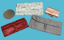 Assorted Vintage Cosmetic Bags, Including Gunne