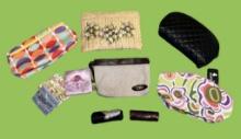 Assorted Cosmetic Bags and Lipstick Holders,
