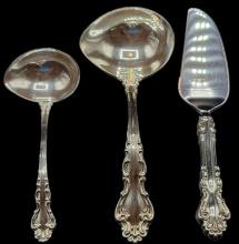 (3) Sterling Serving Pieces “Spanish Baroque” by