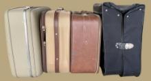 (4) Pieces of  Vintage Luggage Including (1) V