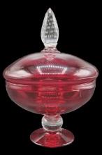 Vintage Pairpoint Glass Covered Candy Dish--