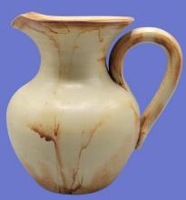 Pottery Pitcher, 7" High--Signed "FPP"