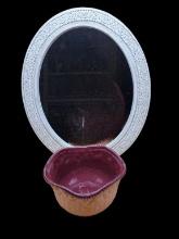(2) Acorn Themed Accessories-Claire Burke Vase