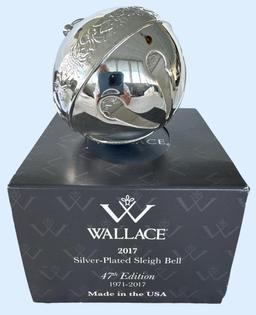 Wallace 2017 Silver Plated Sleigh Bell