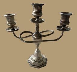 (2) Silver Plate Candelabras—William Adams A T