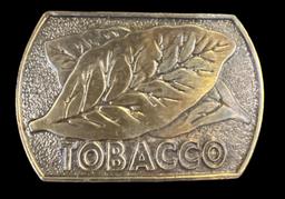 Vintage Tobacco Belt Buckle