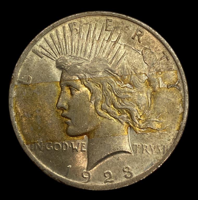 1923 Peace Silver Dollar—No Mint Mark