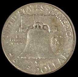 1952 Franklin Half Dollar--No Mint Mark