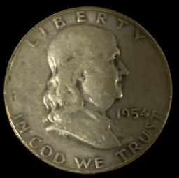 1954 Franklin Half Dollar--D Mint Mark