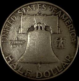 1963 Franklin Half Dollar—D Mint Mark