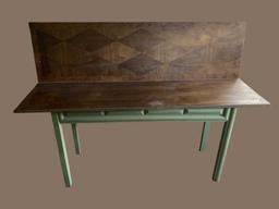 Painted Drop Leaf Table 66" x 18" with 18" Drop