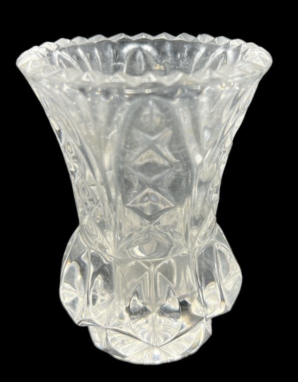 Vintage Lead Crystal Bud Vase (3.75” Tall) and