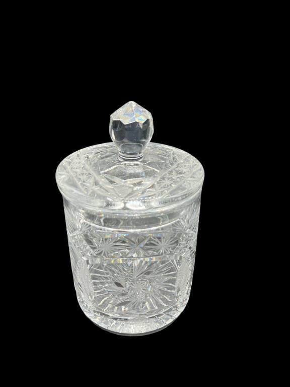 Vintage Lead Crystal Bud Vase (3.75” Tall) and