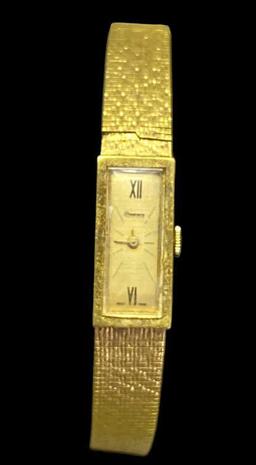 Ladies Yellow Gold Tone Duponte by Lucien Piccard