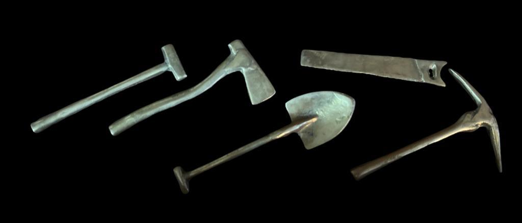 (5) Mini Brass Tools