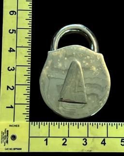 1970s Virginia Metalcrafters Brass Padlock