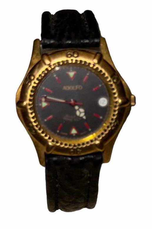 Adolfo Swiss Women's Quartz Watch Gold Case