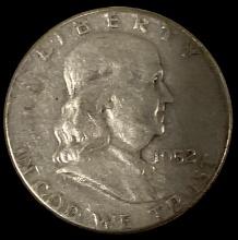 1952 Franklin Half Dollar--No Mint Mark