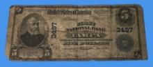 1906 $5.00 Currency--First National Bank of Tampa