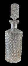 Crystal Decanter with Stopper - 11 1/2” H