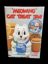 Meowing Cat Treat Jar