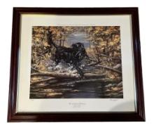 Framed and Matted Labrador Retriever Print by