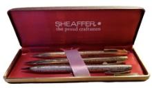 (3) Vintage Sheaffer Mechanical Pencils,12K Gold