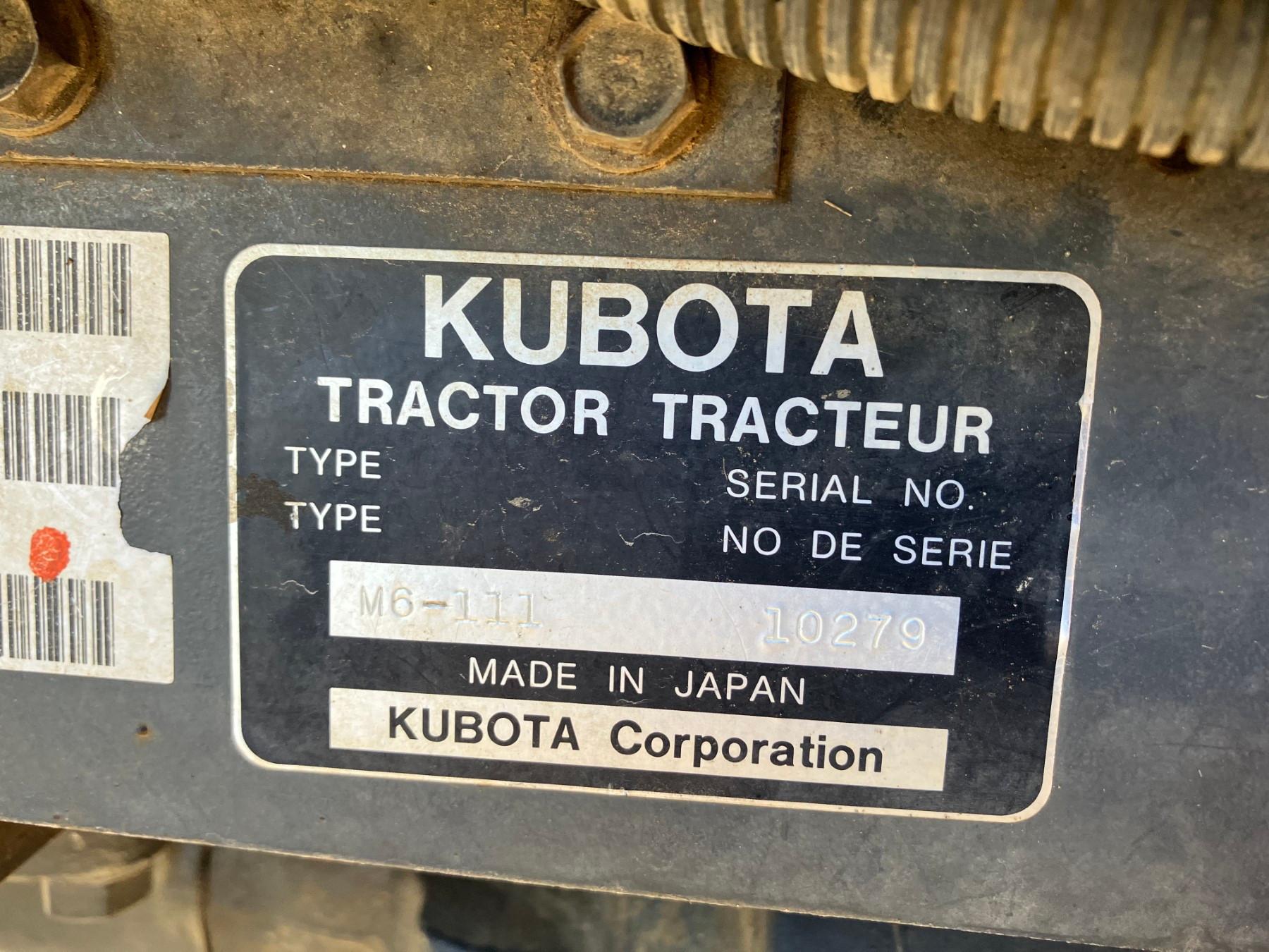 KUBOTA M6-111