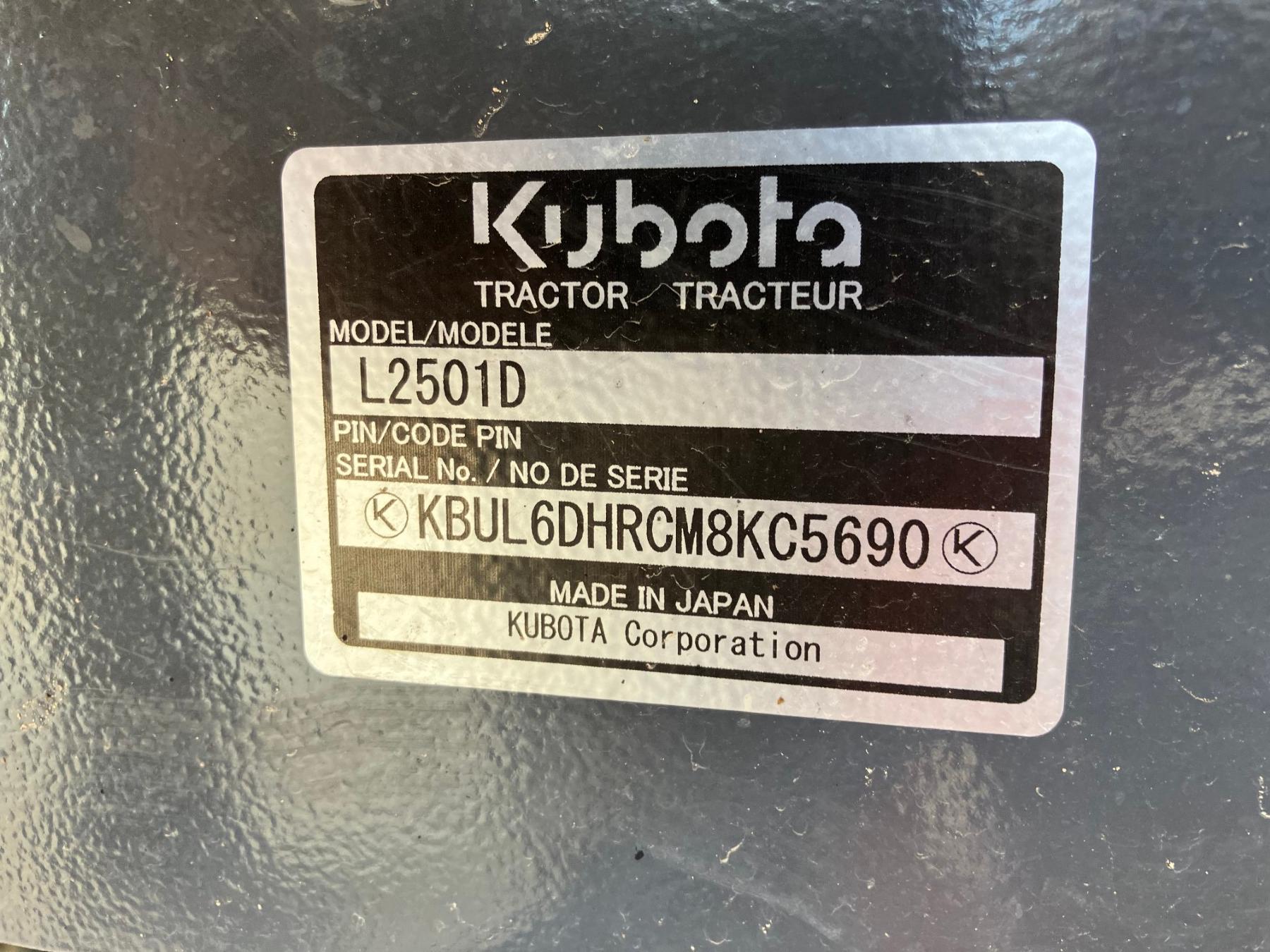 KUBOTA L2501