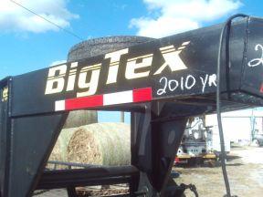 2010 BIG TEX 20' BACKHOE TRAILER W/DOVETAIL V.6642, WITH TITLE