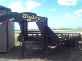 2010 BIG TEX 20' BACKHOE TRAILER W/DOVETAIL V.6642, WITH TITLE