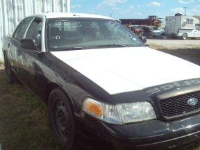 2008 FORD CROWN VICTORIA, BLACK, VIN#0362, W/T