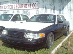 2008 FORD CROWN VICTORIA, BLACK, VIN#0362, W/T