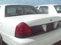 2007 FORD CROWN VICTORIA, WHITE, VIN#3408, NO TITLE