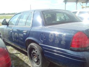 2008 FORD CROWN VICTORIA, BLUE, VIN#2650, W/T