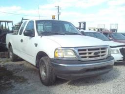 2002 FORD F150, V8, WHITE, VIN#4461, W/TITLE