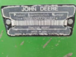 2013 JOHN DEERE 9510RT, GREEN STAR READY, 510HP, LIKE NEW TRACKS, 5 HYD VAL