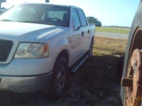 2006 FORD F150, WHITE, VIN#4490, W/TITLE